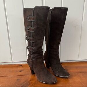 Sofft brown suede boots - 8.5